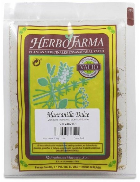 Macoesa Manzanilla Dulce Herbofarma 15Gr de Macoesa