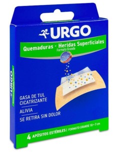 Urgo Quemaduras 10X7Cm 4 Apositos de Urgo 2