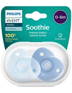 Chupete Soothie  0-6Meses Niño 2Ud. Scf099 de Avent 2
