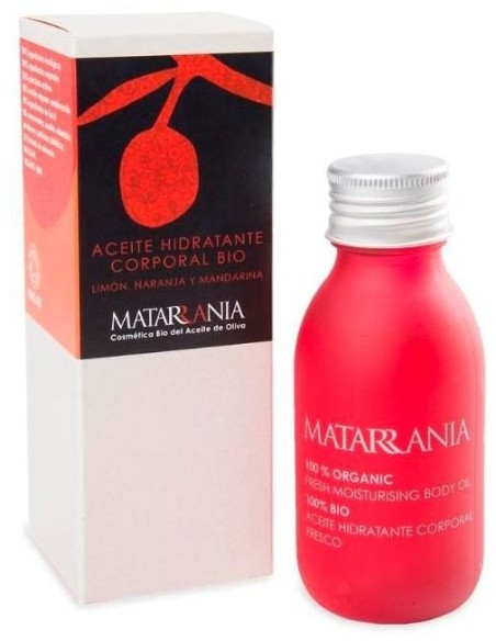 Aceite Corporal Limon Naranja Mandarina 100Ml. Bio de Matarrania