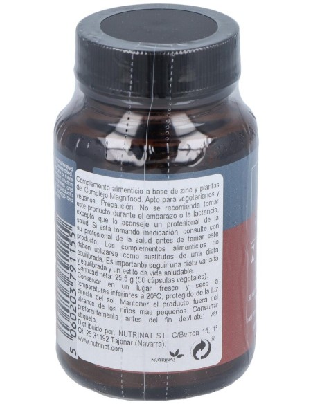 Zinc 15 Mg Complex 50 Vcáps de Terranova