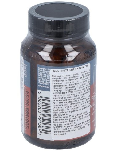 Multinutriente Prenatal 50Vcap. de Terranova