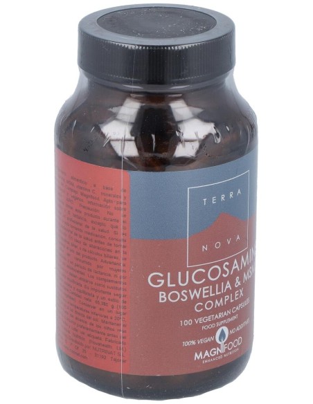 Glucosamina,Boswelia Y Msm Complex 100Vcap. de Terranova