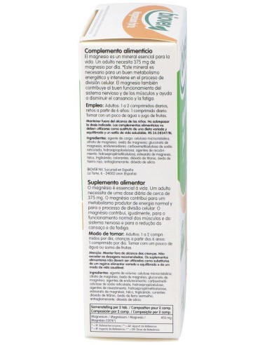 Magnesium Forte 45Comp. de Biover