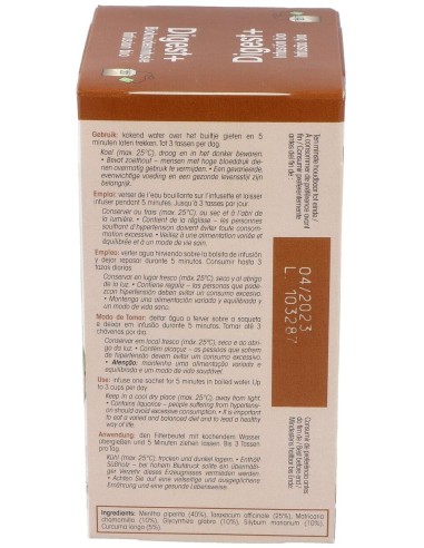 Digest+ Infusion 20Filtros Bio de Physalis