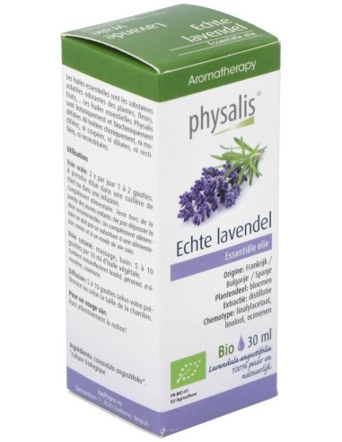 Esencia Lavanda Verdadera 30Ml. Bio de Physalis