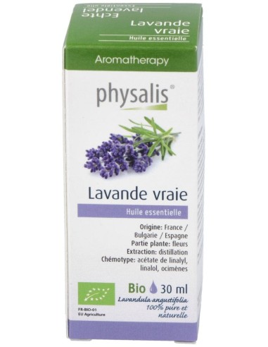 Esencia Lavanda Verdadera 30Ml. Bio de Physalis