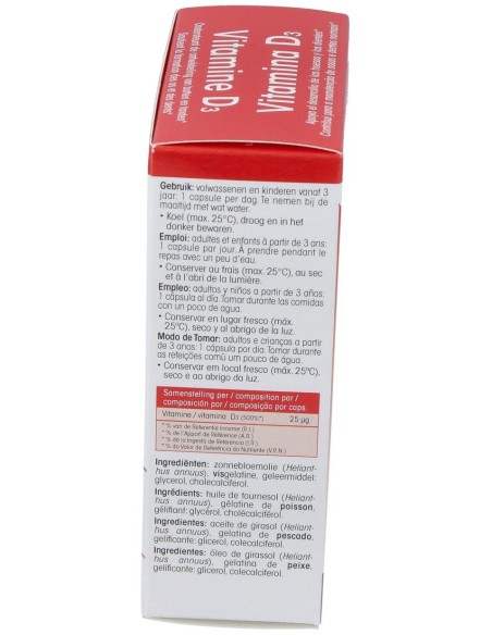 Vitamine D3 Forte de Physalis