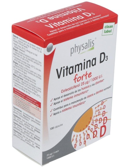 Vitamine D3 Forte de Physalis