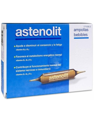 Astenolit 12Ampollas Bebibles de Astenolit