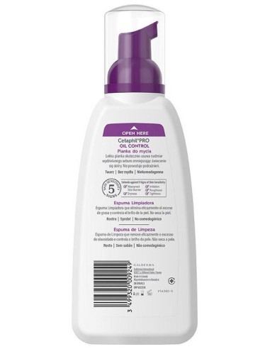 Cetaphil Pro Oil Control Espuma Limpiadora 235Gr de Cetaphil