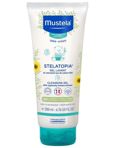 Stelatopia Gel De Baño Bebe-Niño 200Ml. de Mustela