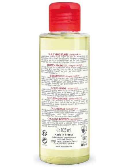 Aceite Estrias Maternidad 105Ml. Bio de Mustela