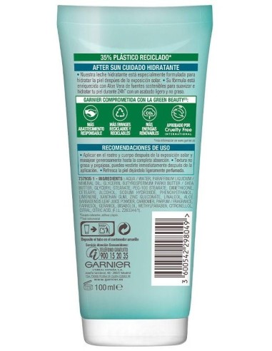 Delial After Sun Aloe Vera Leche Hidratante Calmante100 Ml de Delial