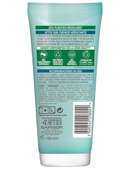 Delial After Sun Aloe Vera Leche Hidratante Calmante100 Ml de Delial
