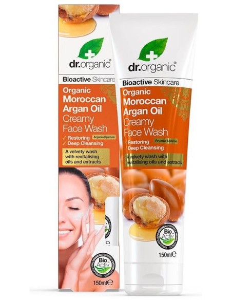 Limpiador Facial Piel Normal-Seca Argan 150Ml de Dr. Organic