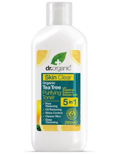 Skin Clear Tonico Purificante 5 En 1 200Ml. de Dr. Organic
