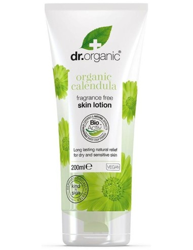 Locion Corporal Piel Sensible Calendula 200Ml de Dr. Organic