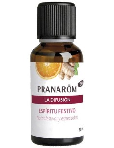 Espirtu Festivo Bio (Eco) 30 Ml de Pranarom Difusion 2