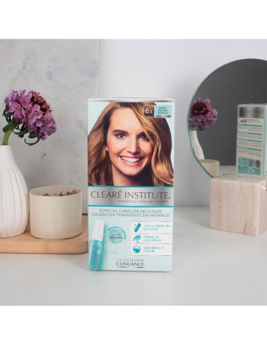 Colour Clinuance 6.3 Rubio Oscuro Dorado Delicados de Cleare Institute