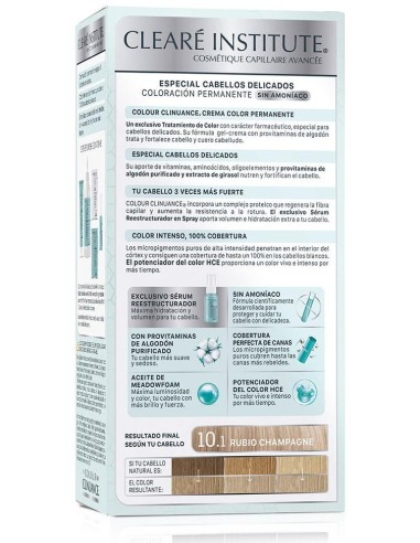 Colour Clinuance 10.1 Rubio Champagne Cab. Delicad de Cleare Institute