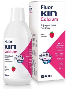 Fluor Kin Calcio Enjuague Bucal 500Ml 224 Ppm de Kin 2