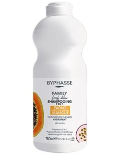 Family Fresh Delice Champu 2 En 1 Papaya Passion Fruit Mang de Byphasse 2