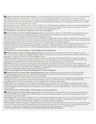 Neoretin Discrom Control Peeling Despigment 6Sbrs de Neoretin