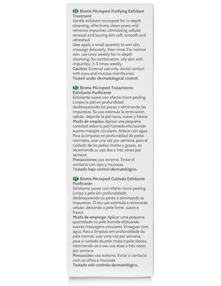 Biretix Micropeel Tratamiento Exfoliante 50Ml. de Biretix