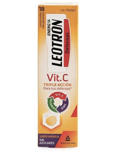 Leotron Vitamina C 18Comp Eferv de Leotron