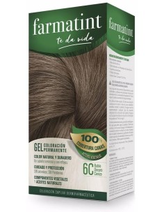 Farmatint Gel 6C Rubio Oscuro Ceniza 135 Mililitros Farmatint 2