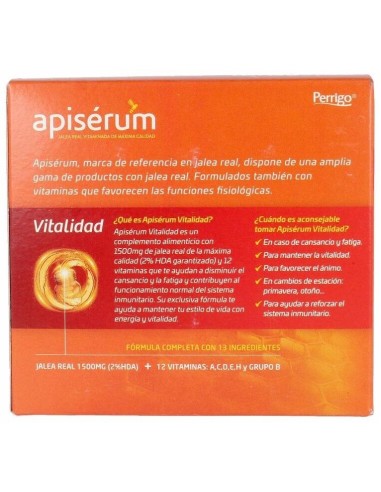 Apiserum Vitalidad 18Viales de Apiserum