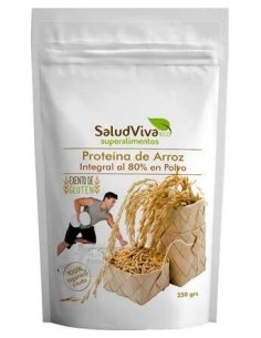Proteina De Arroz Al 80%  250Gr. Bio Sg S/A Vegan de Salud Viva 2