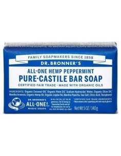 Jabon En Pastilla Menta 140Gr. de Dr. Bronner´S 2