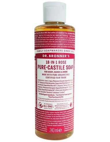 Jabon Liquido Rosas 240Ml. de Dr. Bronner´S