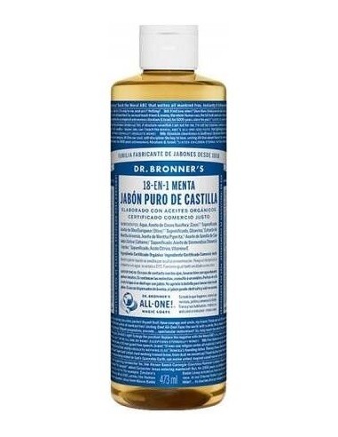 Jabon De Azucar Menta 355Ml. de Dr. Bronner´S