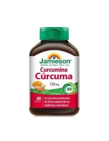 Curcumina Curcuma 550Mg. 60Cap. de Jamieson