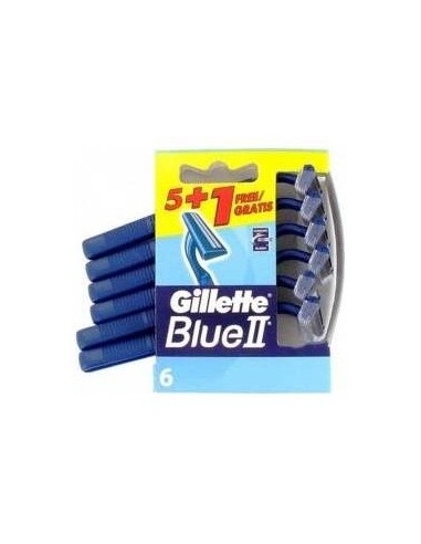 Gillette Maquinilla Desechable Blue2 Fija 5+1Ud de Gillette