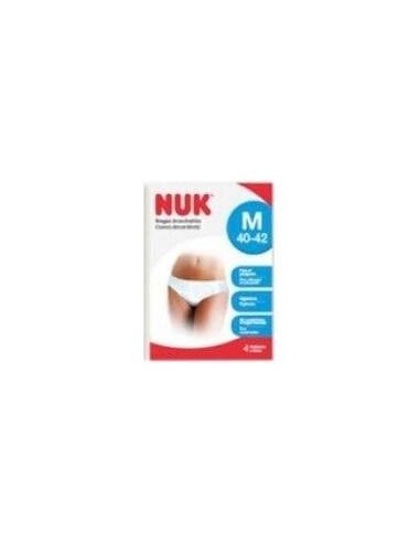 Bragas Desechables M 4Ud. de Nuk