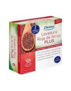 Levadura Roja De Arroz Plus 30Cap. de Dietisa (Dielisa) 2