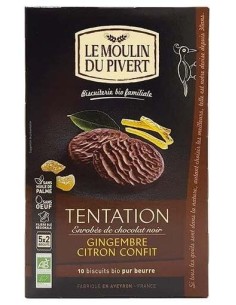 Galletas Tentacion Jengibre Limon 130 Gr Bio de Le Moulin De Pivert 2