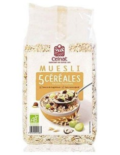 Muesli 5 Cereales 500Gr. Bio de Celnat 2