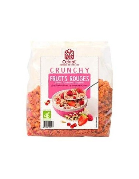 Muesli Crunchy Frutos Rojos  500Gr. Bio de Celnat