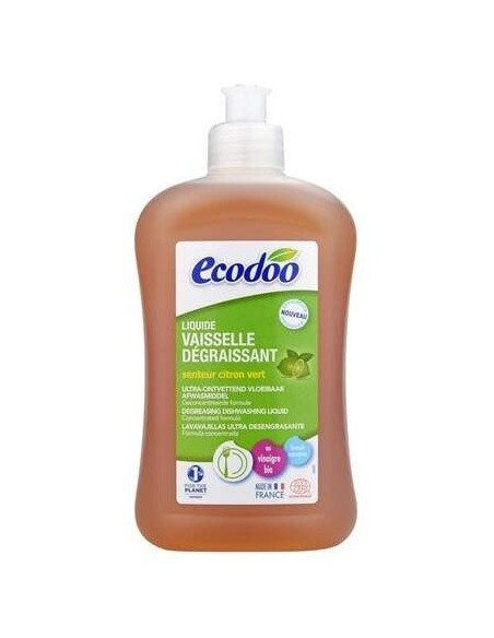 Lavavajillas Desengrasante Limon Verde 500Ml. de Ecodoo