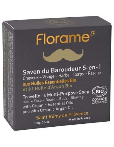 Jabon Viajero 5 En 1 Hombre 100Gr. de Florame