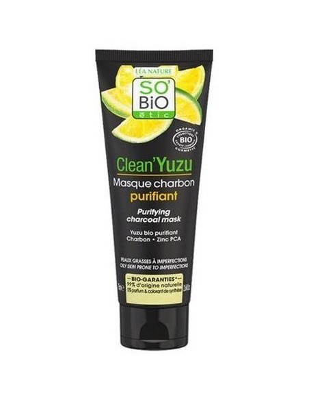 Mascarilla Facial Clean Yuzu Purificante 75Ml. de So´Bio Etic