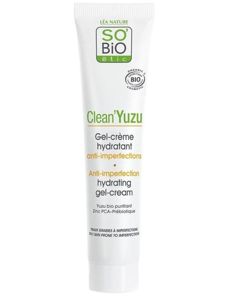 Crema Gel Hidratante Clean Yuzu Anti Imperfec 50Ml de So´Bio Etic