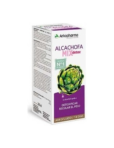 Arkofluido Alcachofa Mix Detox 280Ml. Bio de Arkopharma