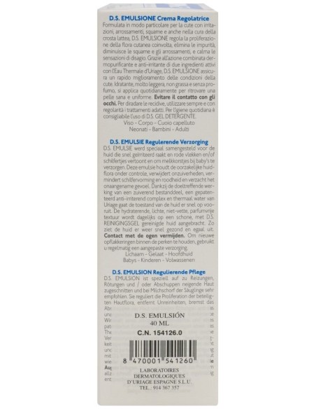 Ds Emulsion Corporal-Capilar Piel Escamada 40Ml. de Uriage