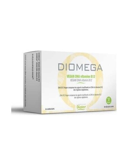 Diomega Vegan Dha+ Vit B12 30Cap. de Dioter